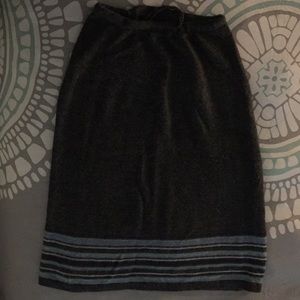 Alpaca wool skirt